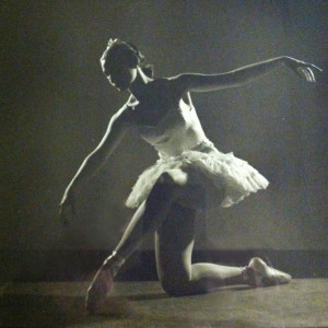 portrait of a ballerina taken by my grandfather