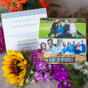 gift certificate for a family photo session