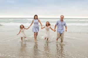 family photos taken at Moonlight Beach in Encinitas by a professional photographer in San Diego and Oceanside. 