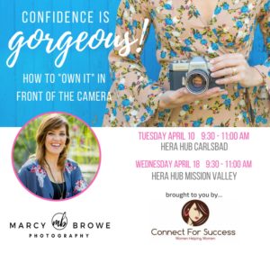 confidence is gorgeous workshop by Marcy Browe